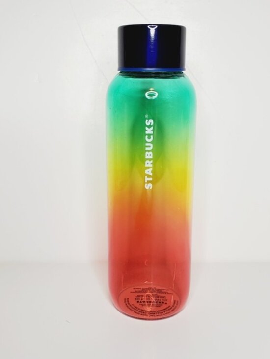 Other - Starbucks Rainbow Ombré Glass Water Bottle (2022)